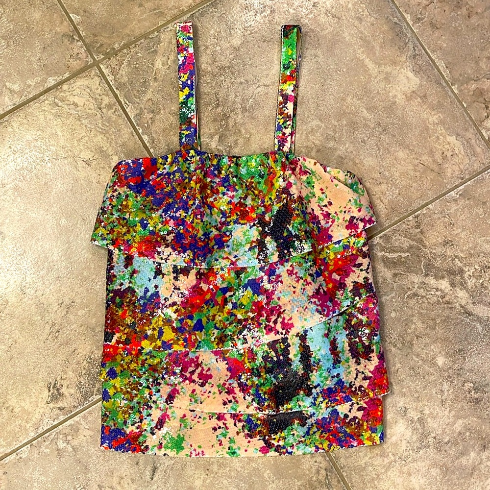 New!!! Poleci Sequin Top!  Size 6